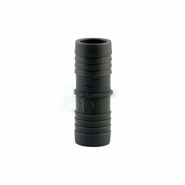American Imaginations 1.25 in. Black Poly Coupling AI-38680